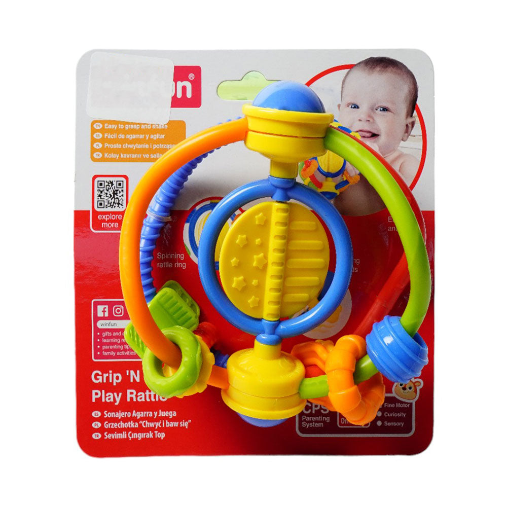 0233 WINFUN GRIP N PLAY RATTLE Default Title - MamasJan Toys