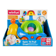 0674 WIN FUN SPIN N OWL SNAIL Default Title - MamasJan Toys