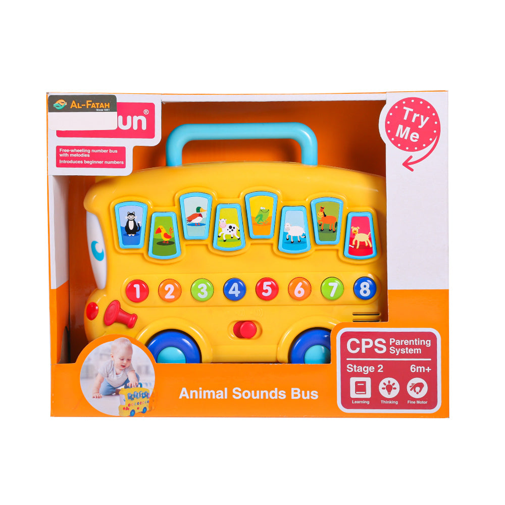0676 WINFUN ANIMAL SOUND BUS PC Default Title - MamasJan Toys