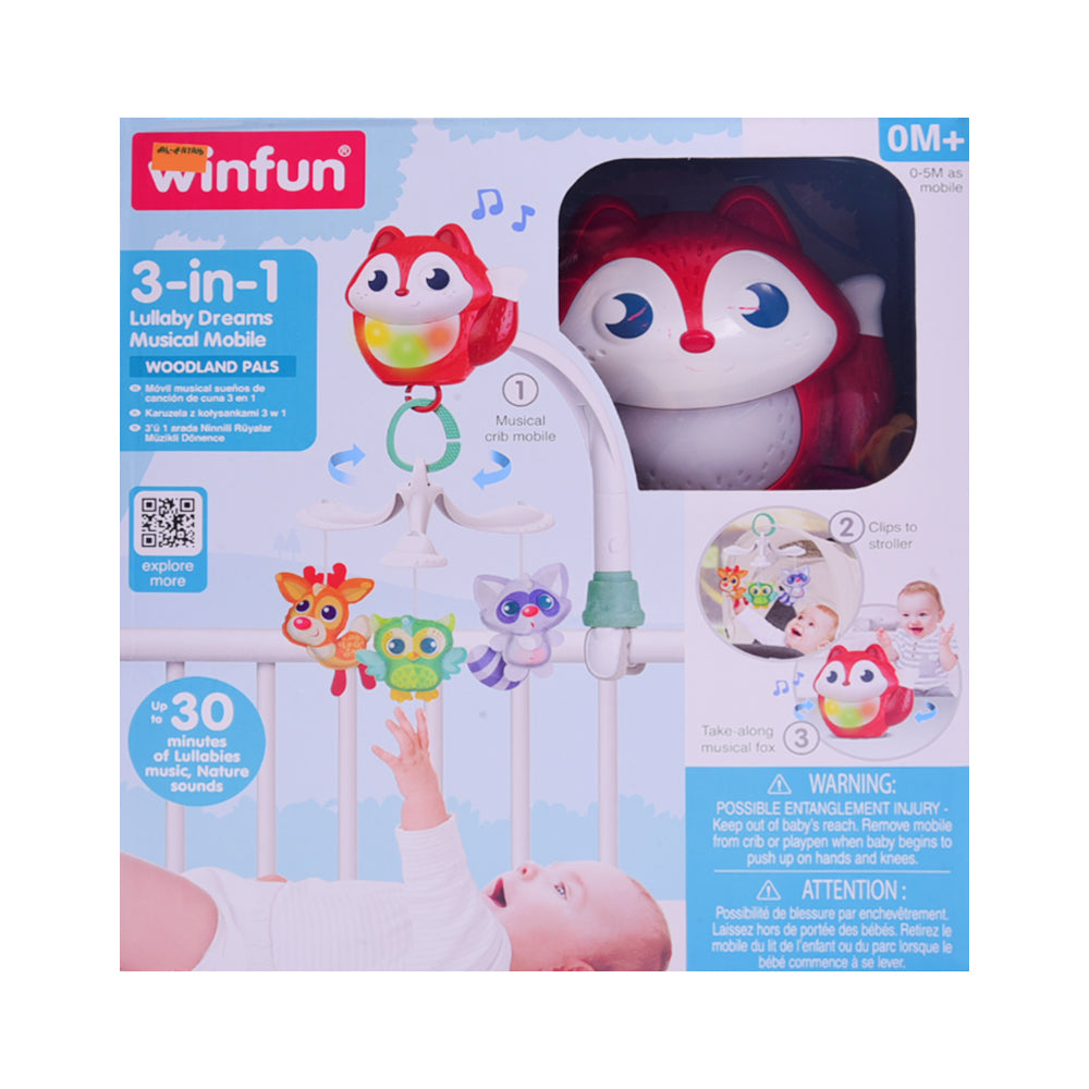 720015 3 IN 1 MUSICAL MOBILE Default Title - MamasJan Toys