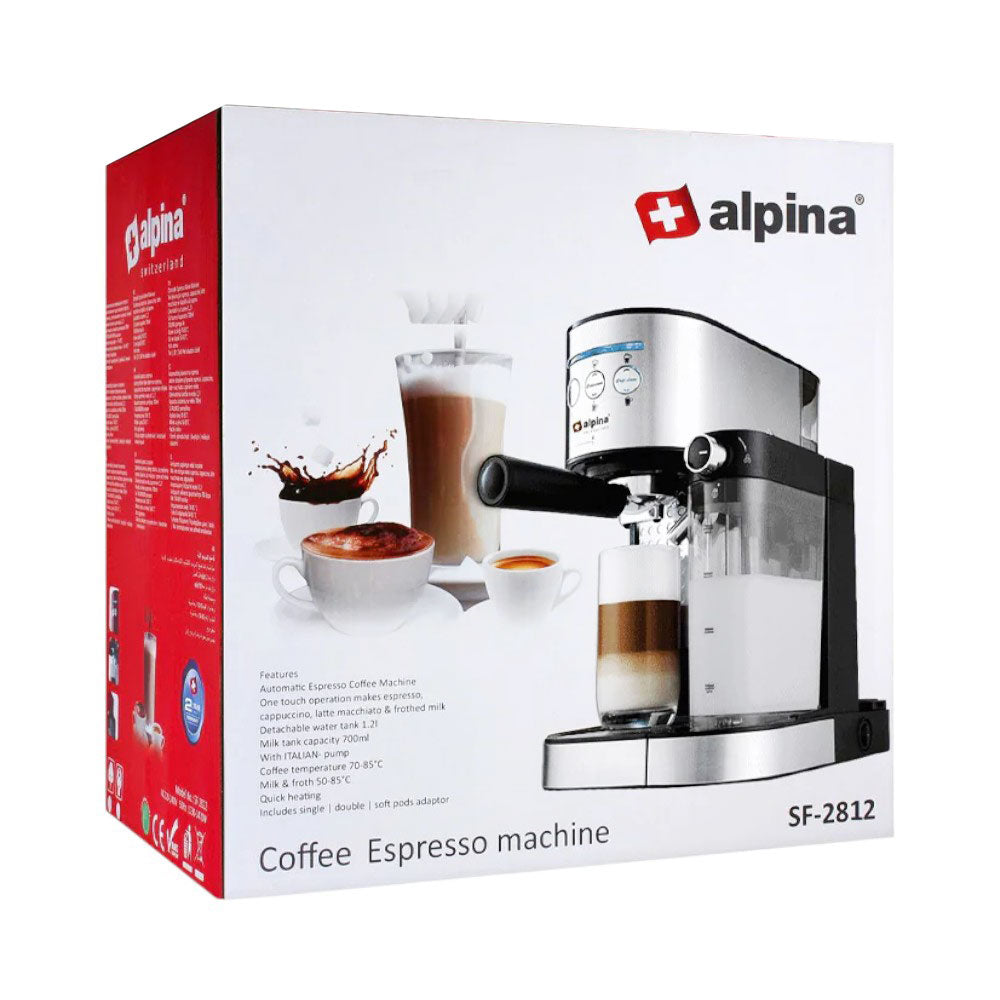 ALPINA COFFEE ESPRESSO MACHINE SF-2812 Default Title - MamasJan Electronics