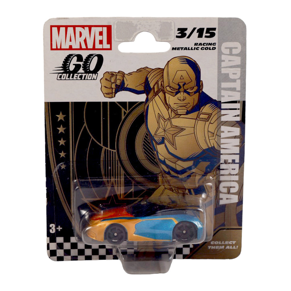 M6146 MARVEL WAVE 3 CAPTAIN AMERICA CAR Default Title - MamasJan Toys