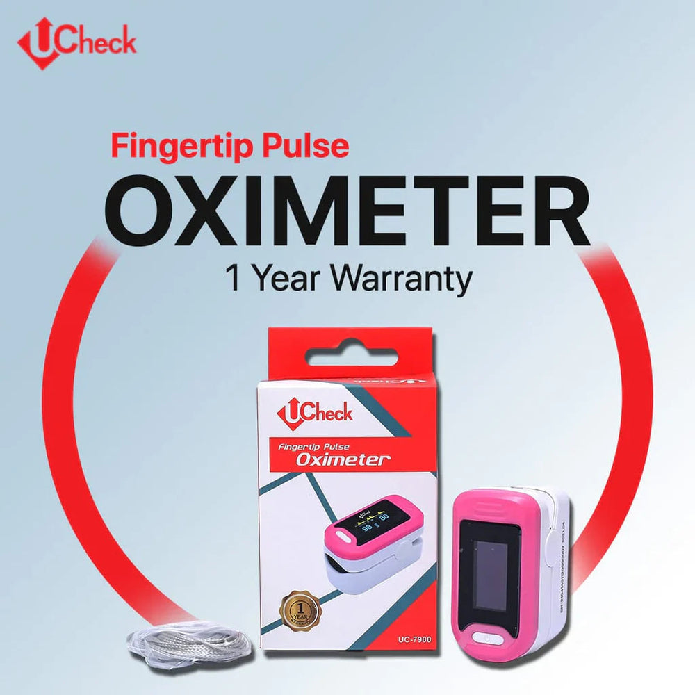 Ucheck Pulse Oximeter Oxygen Saturation - The Healthcare Shop Pakistan