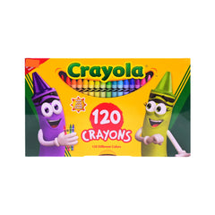 CRAYOLA CRAYON 120 CT 6PK CIGAR BOX SLEEVES 526920 Default Title - MamasJan Toys