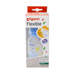 PIGEON BABY FEEDING BOTTLE FLEXIBLE 0M+120 ML 79403 Default Title - MamasJan Grocery Nonfood