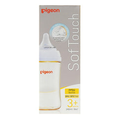 PIGEON BABY FEEDING BOTTLE SOFTTOUCH 3M+240 ML 79439 Default Title - MamasJan Grocery Nonfood