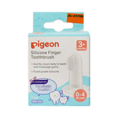 PIGEON TOOTH BRUSH SILICONE FINGER 3M+ BPA FREE 79591 Default Title - MamasJan Grocery Nonfood