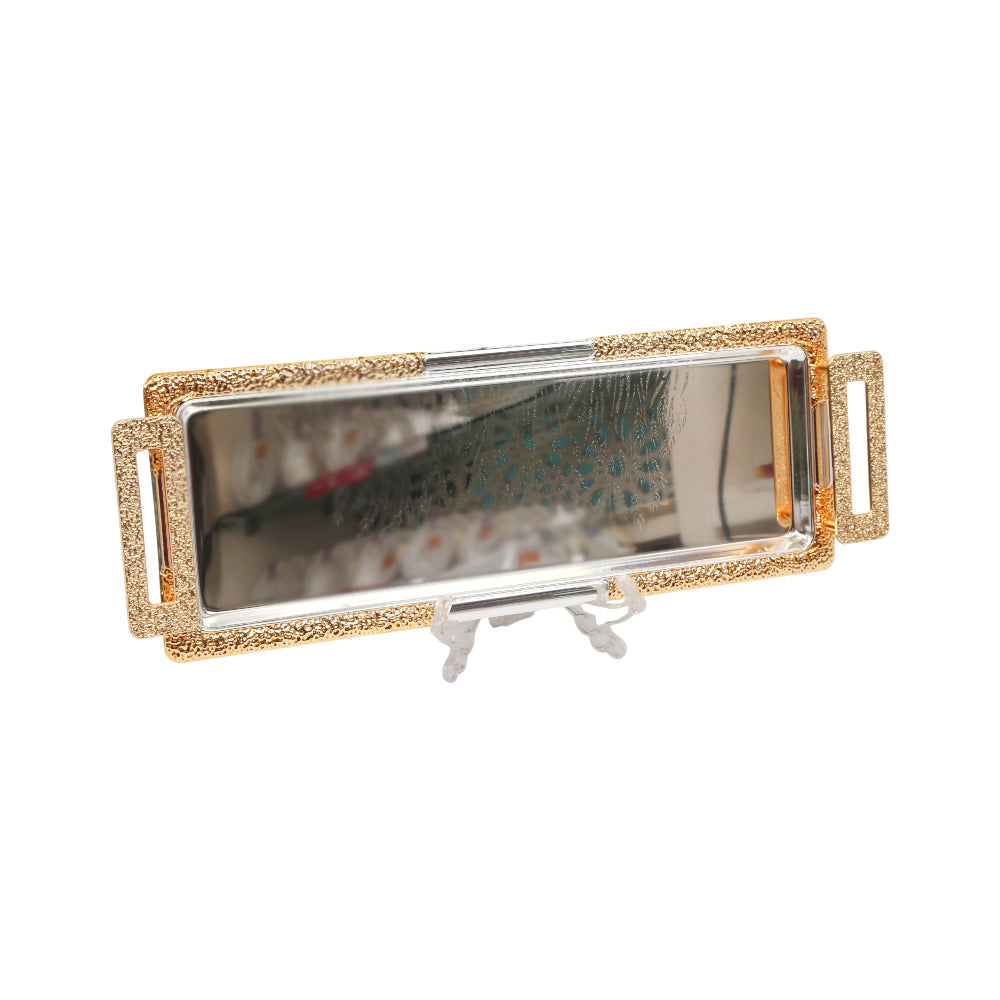 TRAY SERVING STEEL IR ZS668B Default Title - MamasJan Crockery
