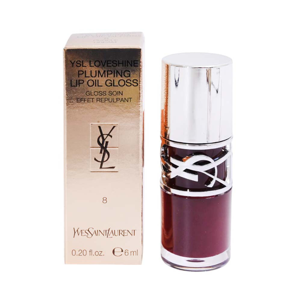 YSL LOVESHINE PLUMPING LIP OIL GLOSS 8 PURPLE Default Title - MamasJan Makeup