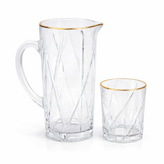 WATER SET 7PC FT GOLDEN LINE SMALL 43210 FT Default Title - MamasJan Crockery