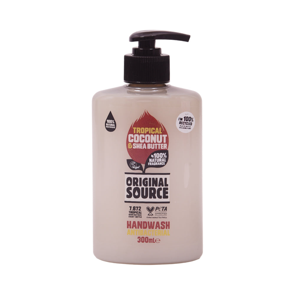 ORIGINAL SOURCE HAND WASH TROPICAL COCONUT & SHEA 300 ML Default Title - MamasJan skincare
