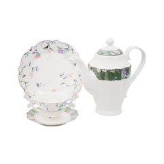 TEA SET 24PC ROYAL BISTRO IR QRD25054-6 Default Title - MamasJan Crockery
