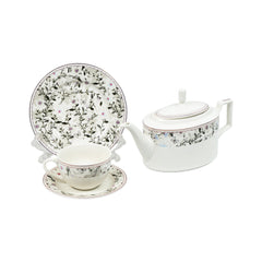 TEA SET 24PC ROYAL BISTRO IR QRD25054-7 Default Title - MamasJan Crockery
