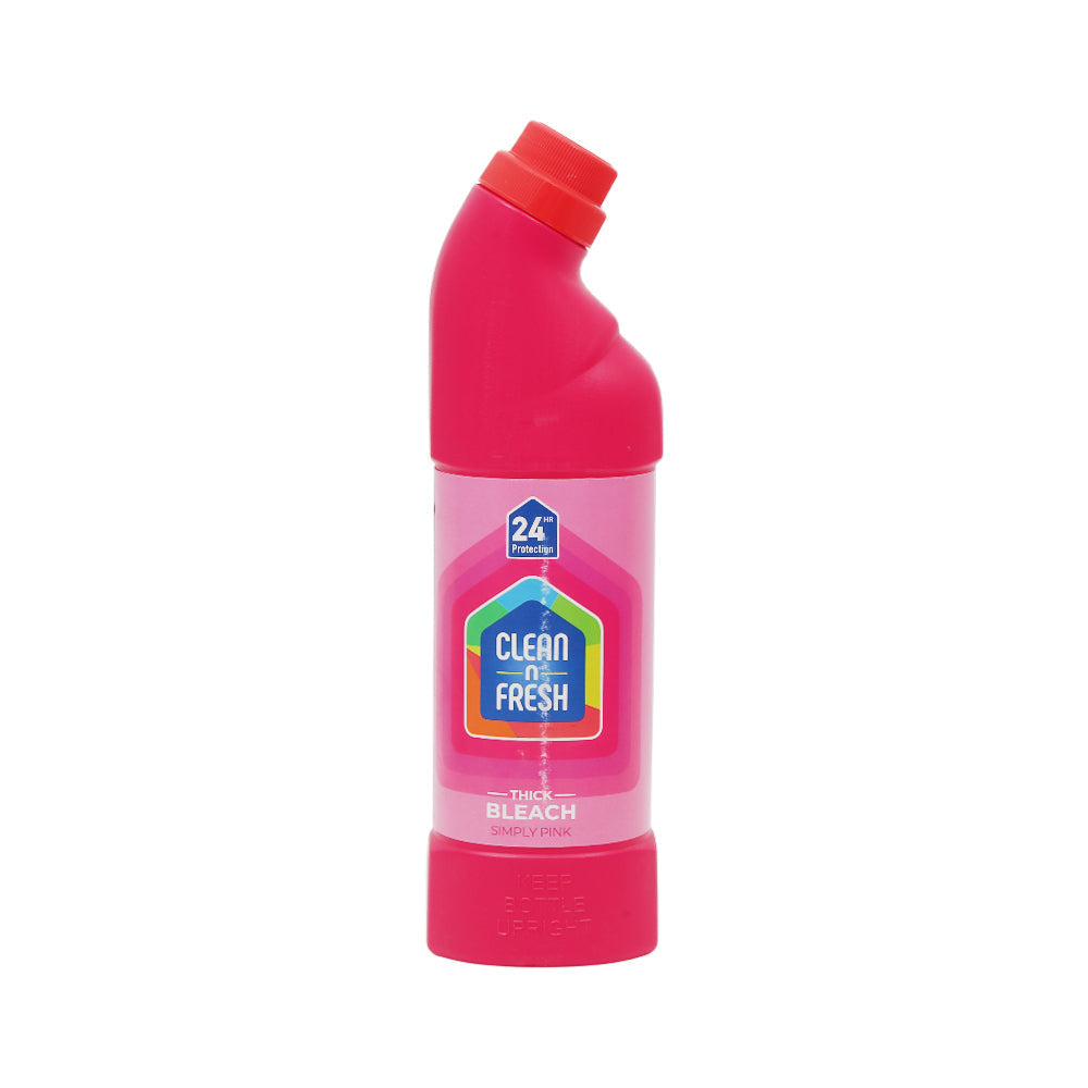 CLEAN N FRESH BLEACH THICK SIMPLY PINK 750 ML Default Title - MamasJan Grocery Nonfood