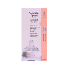 TOMMEE TIPPEE NATURAL START 3M PLUS MED FLOW PLAIN 340 ML Default Title - MamasJan Baby Maternity Care