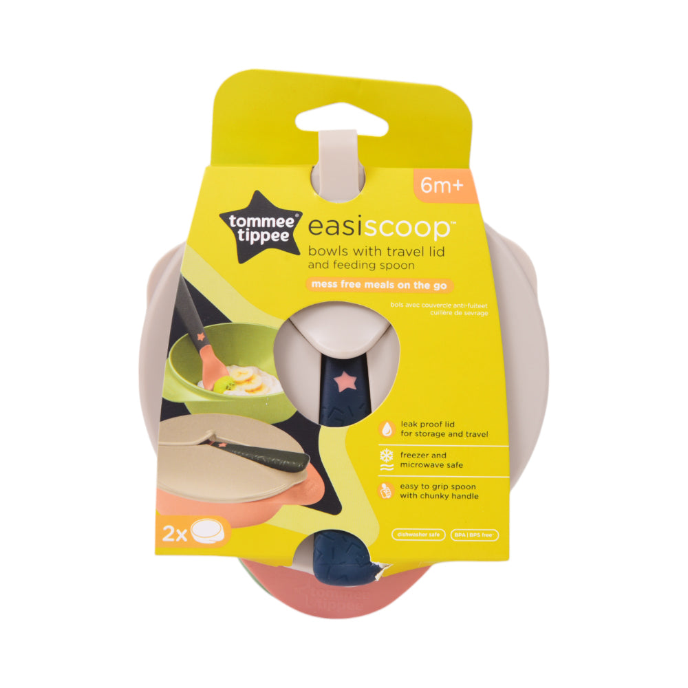 TOMMEE TIPPEE FEEDIN BOWL WITH SPOON 446718 PC Default Title - MamasJan Grocery Nonfood