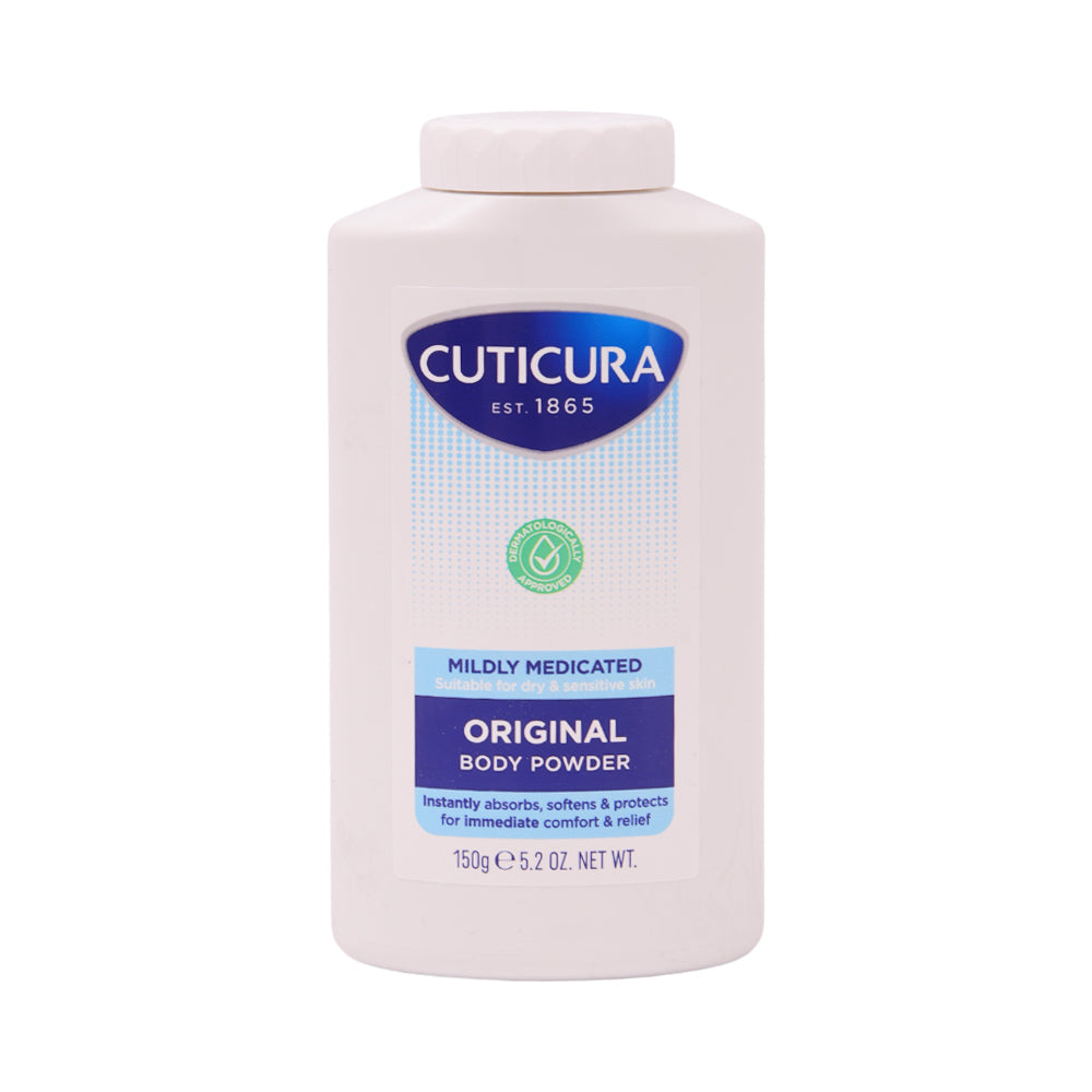 CUTICURA BODY POWDER ORIGINAL MILDLY MEDICATED 150 GM Default Title - MamasJan Grocery Nonfood