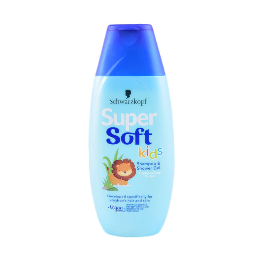 SCHWARZKOPF SUPERSOFT KIDS SHAMPOO AND SHOWER GEL 250 ML Default Title - MamasJan Grocery Nonfood