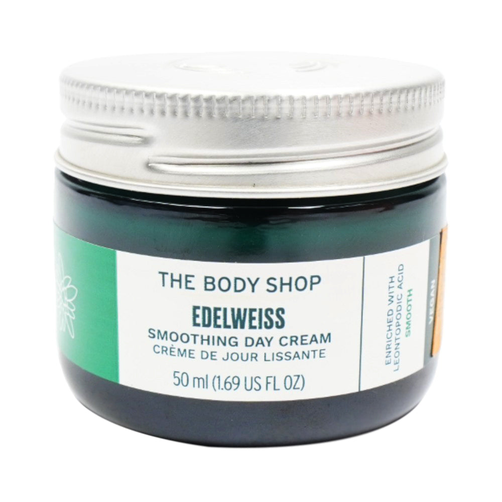 BODY SHOP EDELWEISS SMOOTHING DAY CREAM 50ML Default Title - MamasJan Makeup