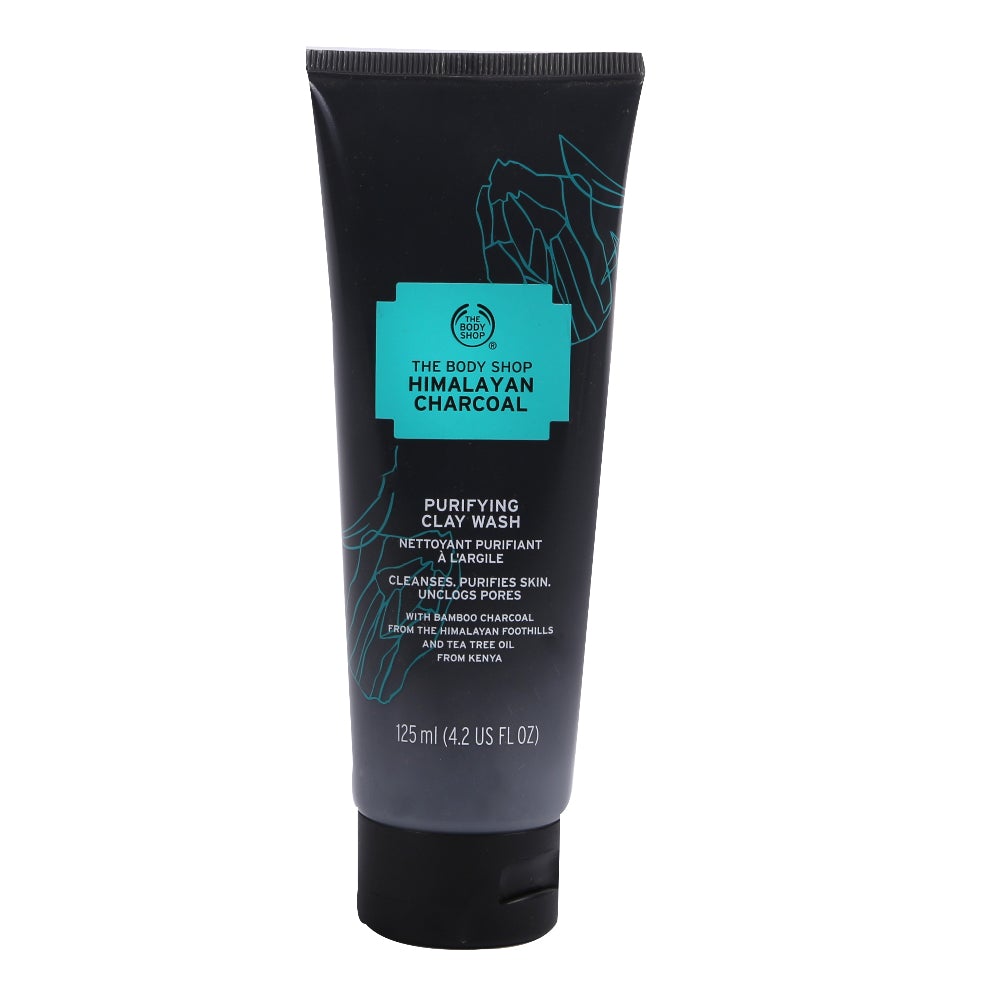 BODY SHOP HIMALAYAN CHARCOAL PURIFYING CLAY WASH 125ML Default Title - MamasJan Makeup