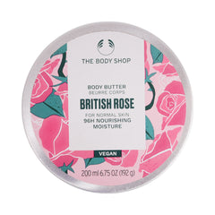 BODY SHOP BRITISH ROSE BODY BUTTER CREAMS 200ML Default Title - MamasJan Makeup