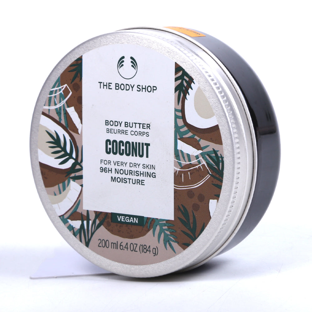 BODY SHOP COCONUT BODY BUTTER FOR VERY DRY SKIN 200 ML Default Title - MamasJan Makeup