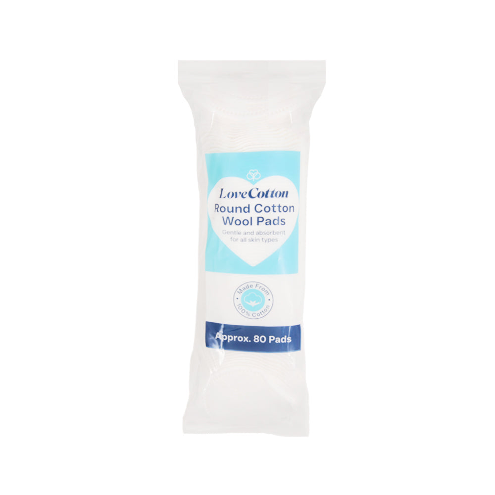 LOVE PADS COTTON WOOL 80PC Default Title - MamasJan skincare