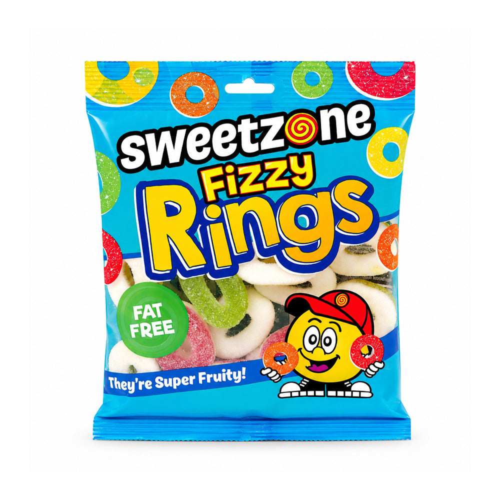 SWEETZONE FIZZY RINGS JELLY 170 GM Default Title - MamasJan GroceryFoods