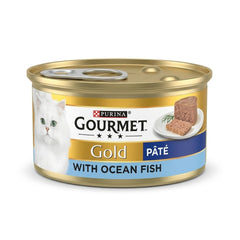 PURINA GOURMET CAT FOOD GOLD PATE OCEAN FISH 85 GM Default Title - MamasJan Pet Care