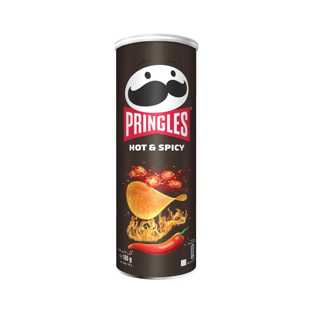 PRINGLES CHIPS HOT & SPICY 165 GM Default Title - MamasJan Grocery