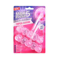 MAX FLUSH 5 TOILET AIR FRESHNER TROPICAL BLOSSOM 2X45 GM Default Title - MamasJan Grocery Nonfood