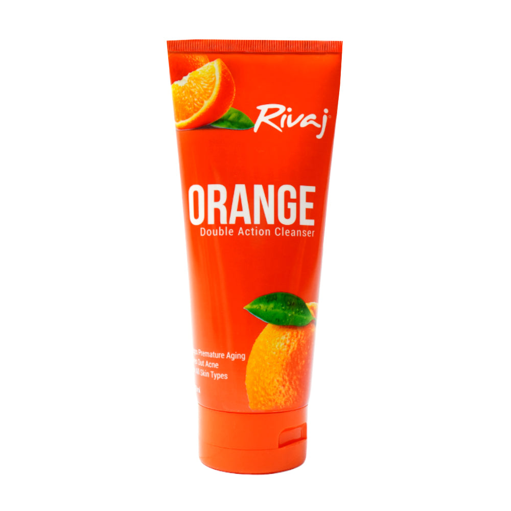 RIVAJ DOUBLE ACTION ORANGE CLEANSER 200ML Default Title - MamasJan skincare
