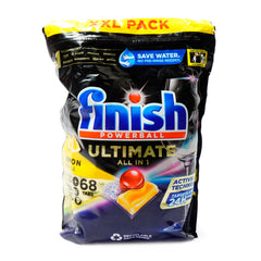 FINISH DISHWASH POWERBALL ULTIMATE 68 TABS LEMON SPARKLE 877 Default Title - MamasJan Grocery Nonfood
