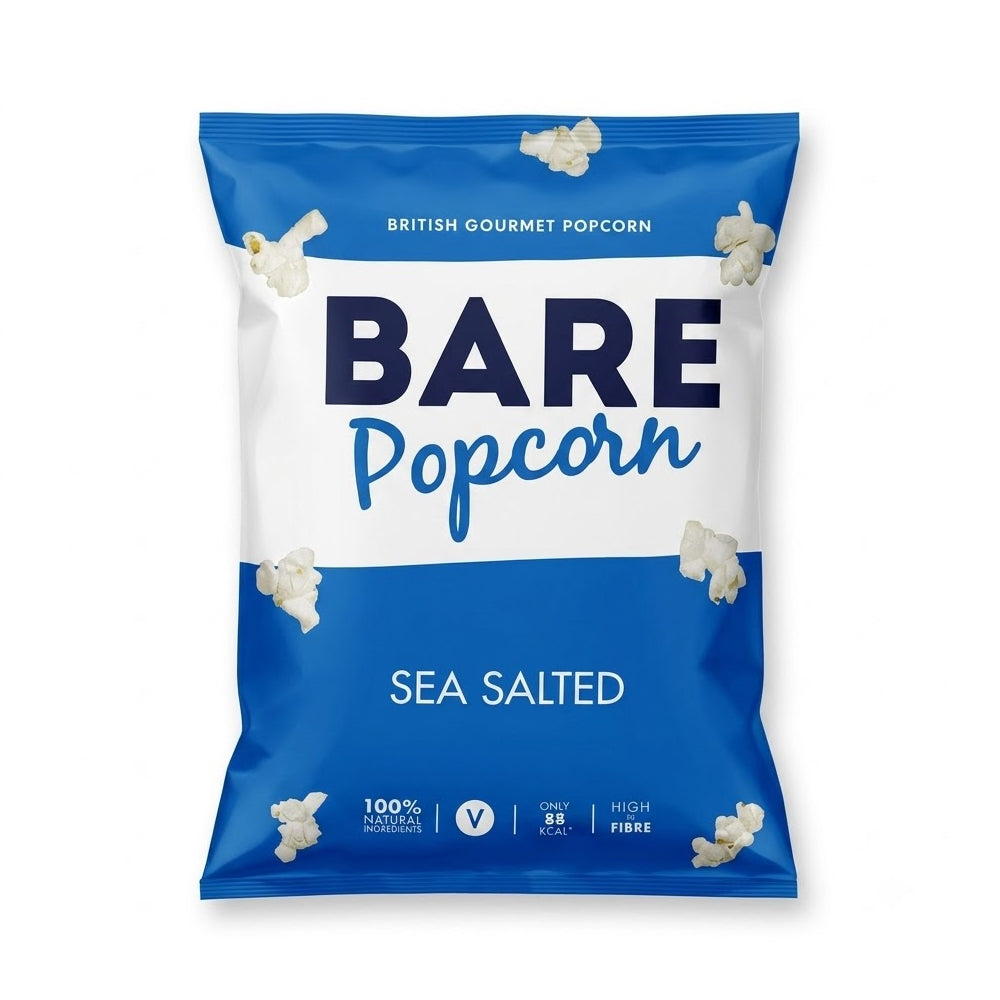 BARE POP CORN SEA SALTED 55 GM Default Title - MamasJan Grocery Food