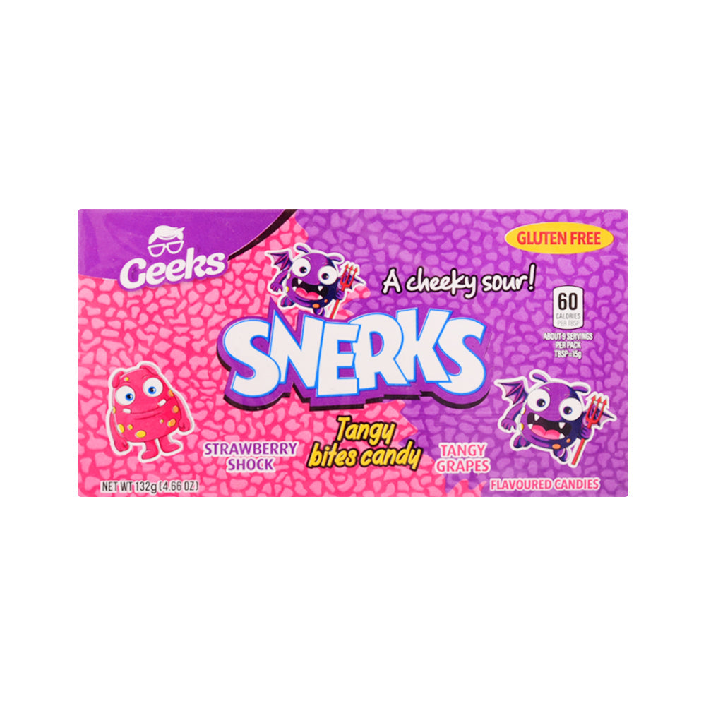 GEEKS SNERKS STRAWBERRY & TANGY GRAPE 132 GM Default Title - MamasJan GroceryFoods