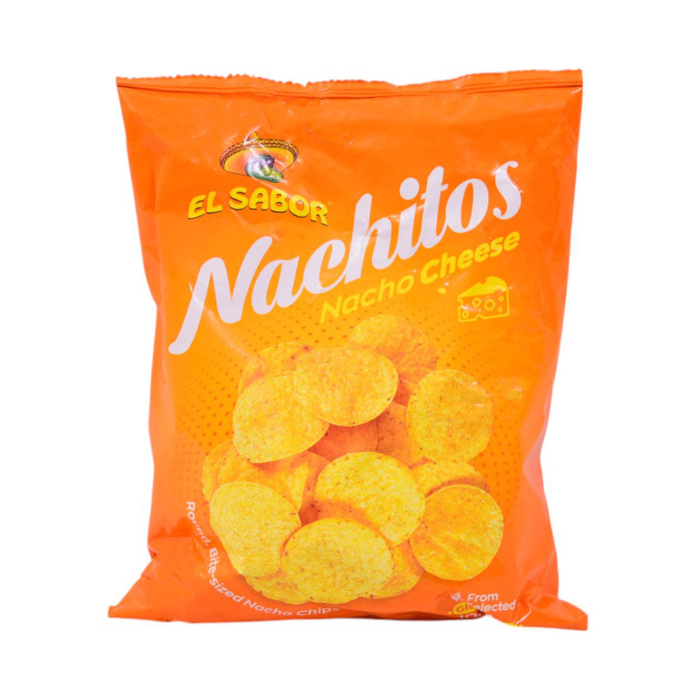 EL SABOR NACHITOS CHIPS NACHO CHEESE 100 GM Default Title - MamasJan GroceryFoods