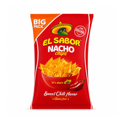 EL SABOR NACHO CHIPS SWEET CHILLI FLAVOUR GLUTEN FREE 180 GM Default Title - MamasJan GroceryFoods