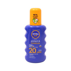 NIVEA SUN LOTION PROTECT & MOISTURE SPF 20 200 ML Default Title - MamasJan skincare