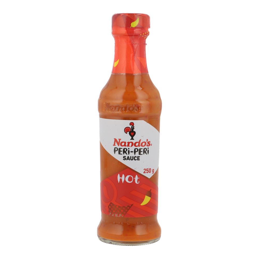 NANDOS PERI PERI SAUCE HOT 250 GM Default Title - MamasJan Grocery