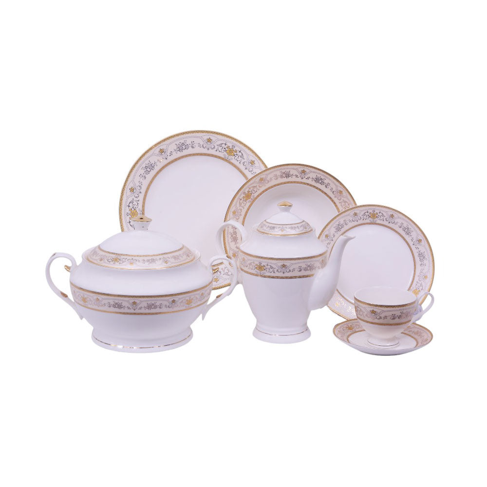 DINNER SET 85PC ROYAL BISTRO IR YS16136 Default Title - MamasJan Crockery