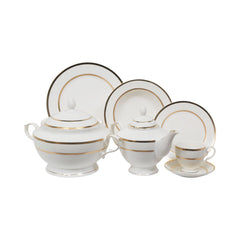 DINNER SET 85PC ROYAL BISTRO YS16096 Default Title - MamasJan Crockery