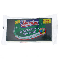 SPONTEX 3 SCOURING SPONGE LARGE SIZE Default Title - MamasJan Grocery Nonfood