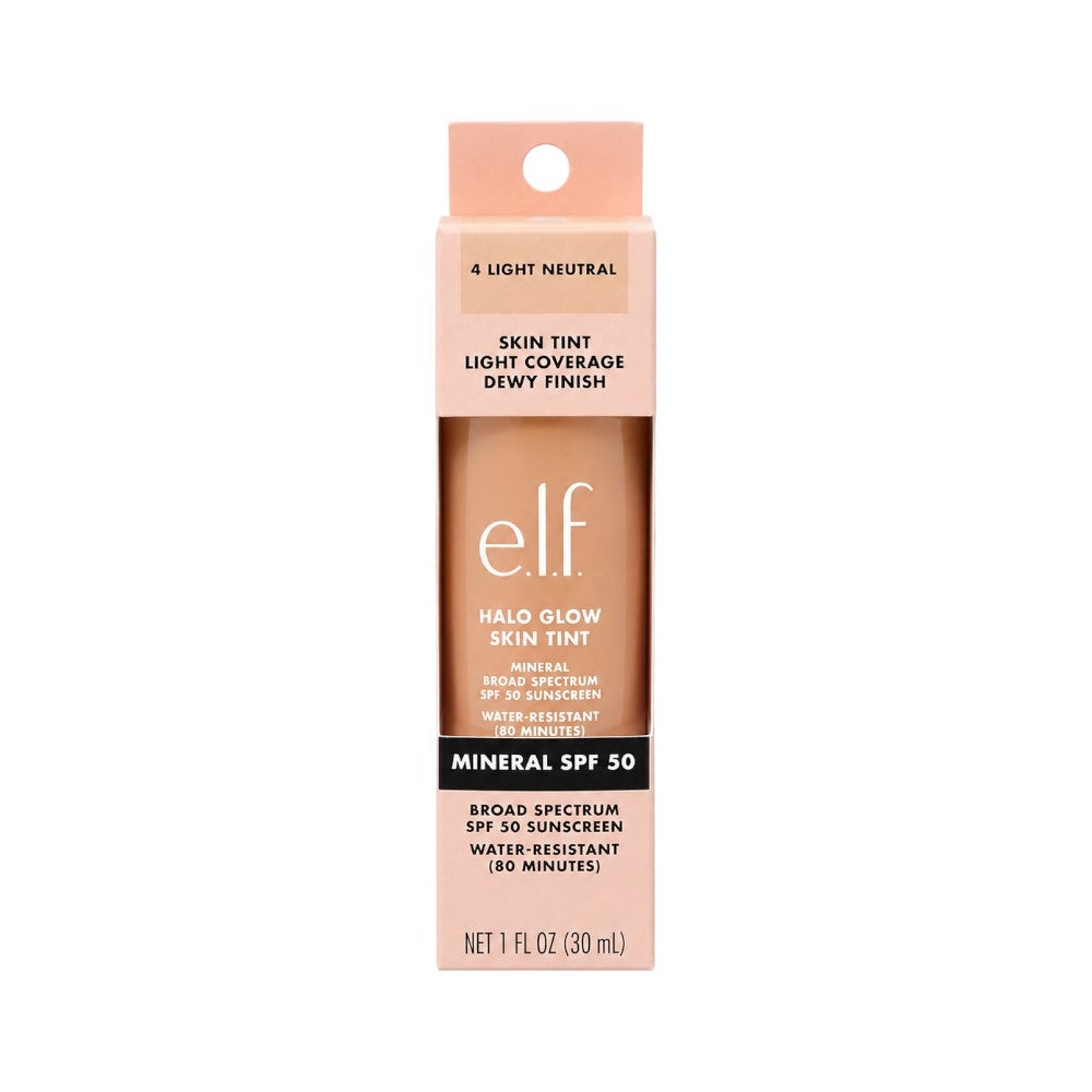 ELF GLOW TINT SPF50 4 LIGHT NETURAL 30ML Default Title - MamasJan Makeup