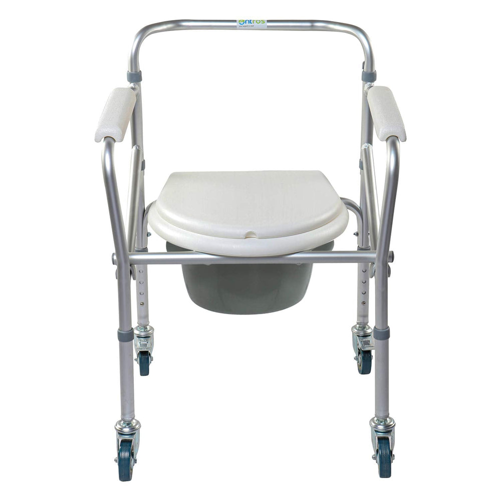 Aluminum Commode Chair Foldable Lightweight Model Ca 615 L - The Healthcare Shop Pakistan