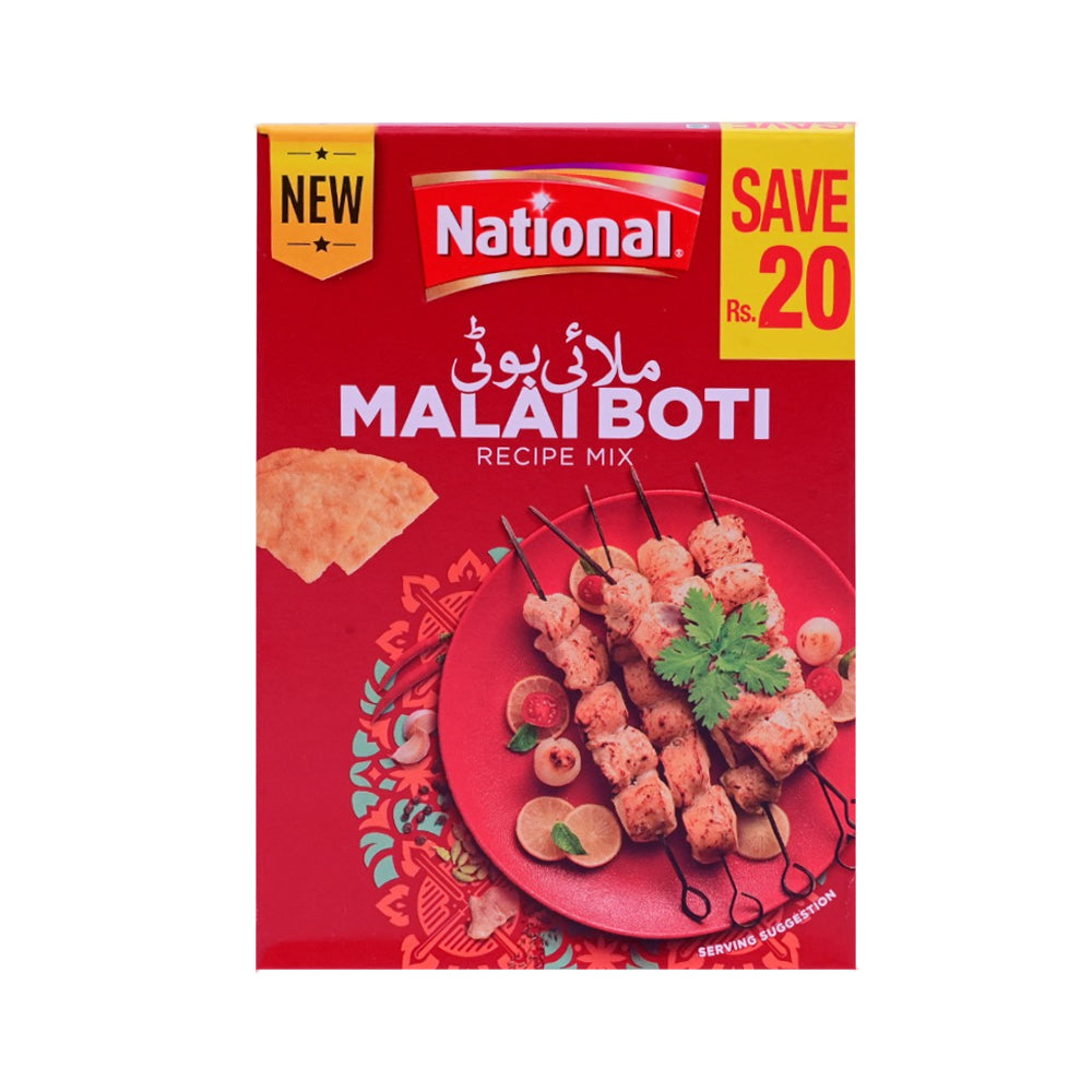 NATIONAL MALAI BOTI SP CP 20 OFF 50 GM Default Title - MamasJan Grocery