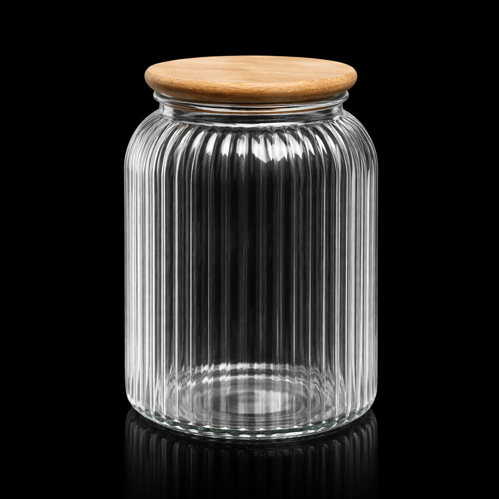 JAR COCO WOODEN LID DUMAN 1.2 LTR 215 Default Title - MamasJan Crockery