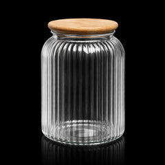 JAR COCO WOODEN LID DUMAN 1.2 LTR 215 Default Title - MamasJan Crockery