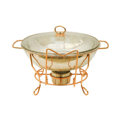 DISH CHAFING 6.0LTR CH003G/6G Default Title - MamasJan Crockery