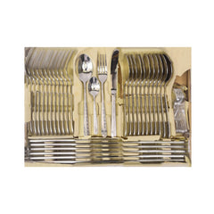 CUTLERY SET 128PC REGENT ZOLTEN ZL0713183 Default Title - MamasJan Crockery
