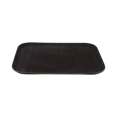 TRAY NON SLIP RECT BROWN C2013442 Default Title - MamasJan Crockery